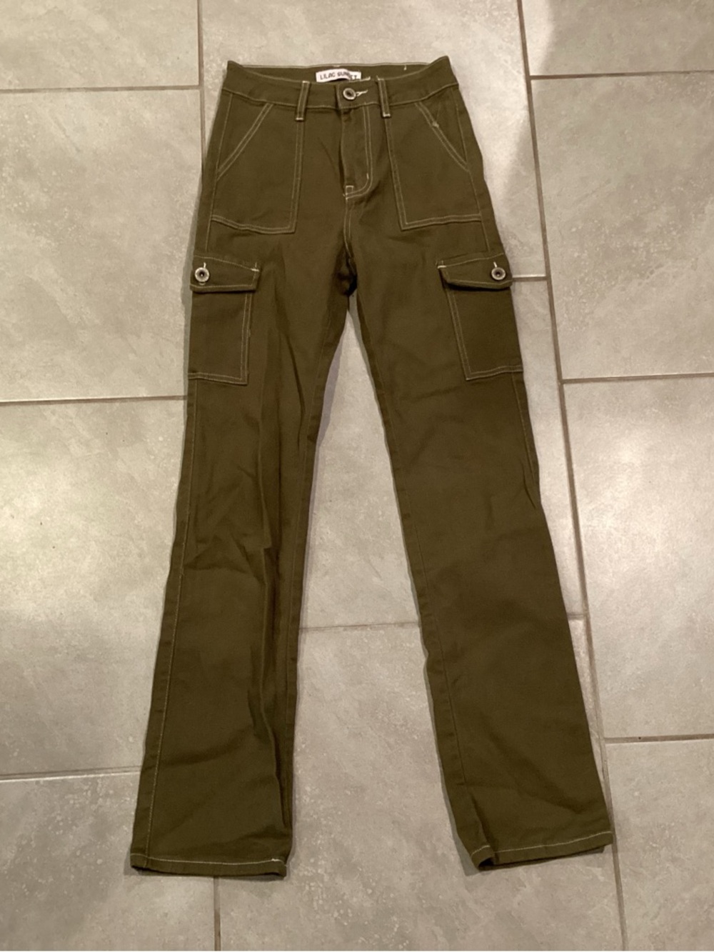 Lilac Sunset Olive Pants